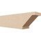 Ekena Millwork 6in. W x 8in. H x 28in. L Burlington Woodgrain TimberThane Rafter Tail, Primed Tan RFTUR06X08X28BURRCPR - alternate 1
